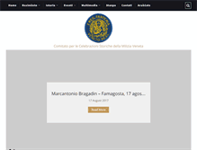 Tablet Screenshot of miliziaveneta.com